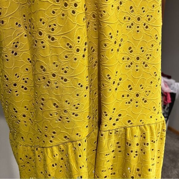 Nanette Short Sleeve plus size mustard color blouse top size 2 X - Picture 6 of 13